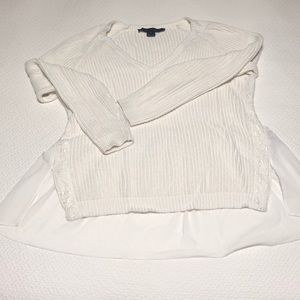French Connection size S White Sweater